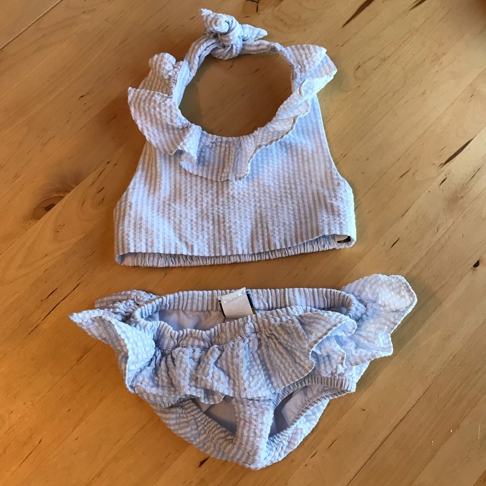 The Bailey boys summer seersucker outfit sz4